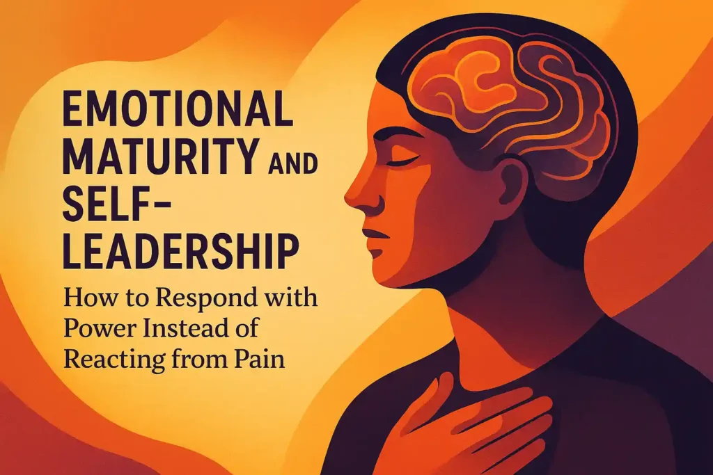 Emotional Maturity and Self-Leadership: How to Respond with Power Instead of Reacting from Pain