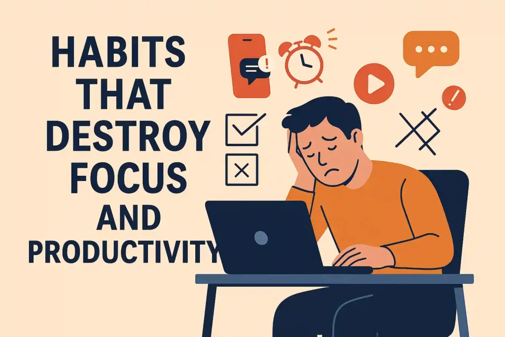 Habits That Destroy Focus and Productivity