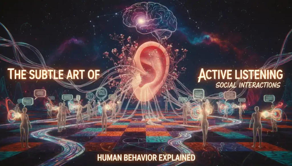 The Subtle Art of Active Listening: Social Interactions, Human Behavior Explained