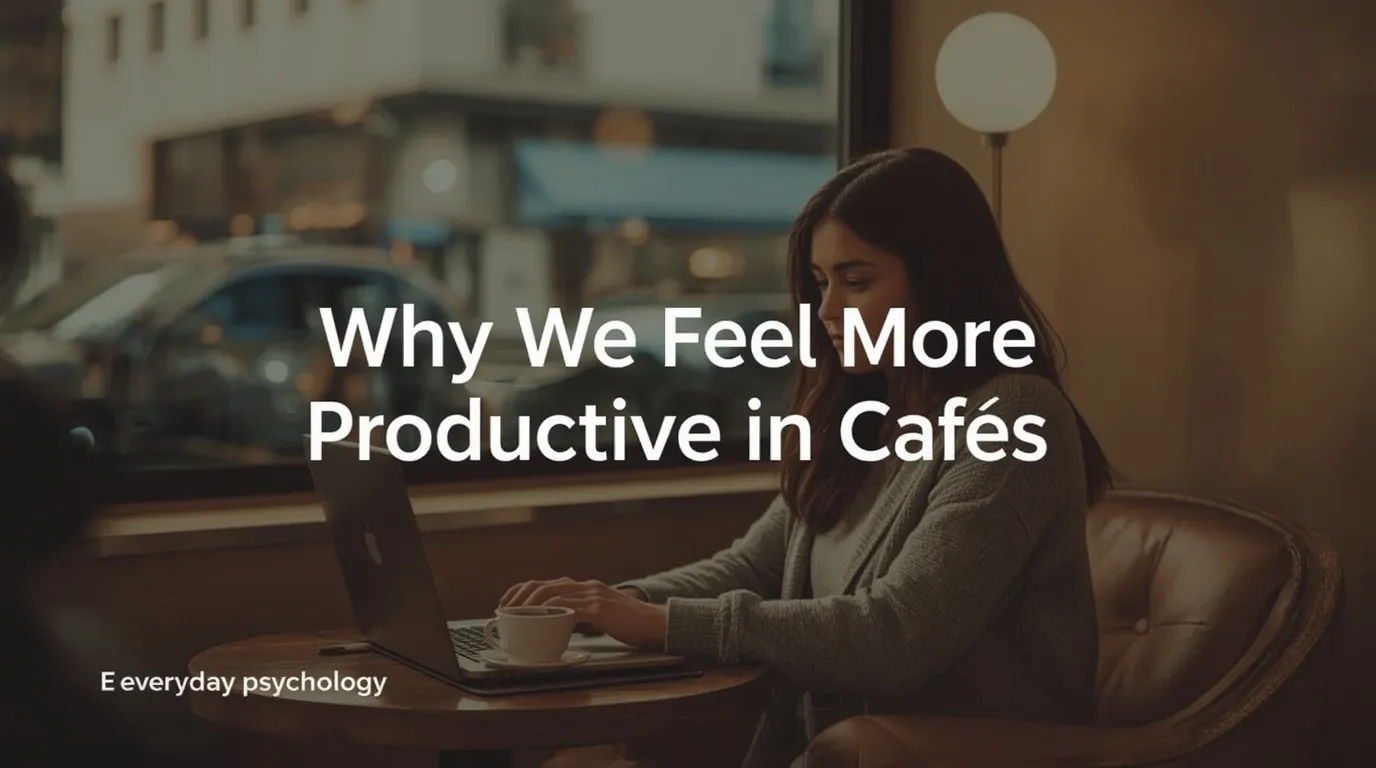Why We Feel More Productive in Cafés