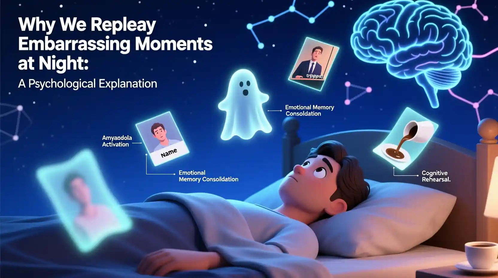 Why We Replay Embarrassing Moments at Night: A Psychological Explanation