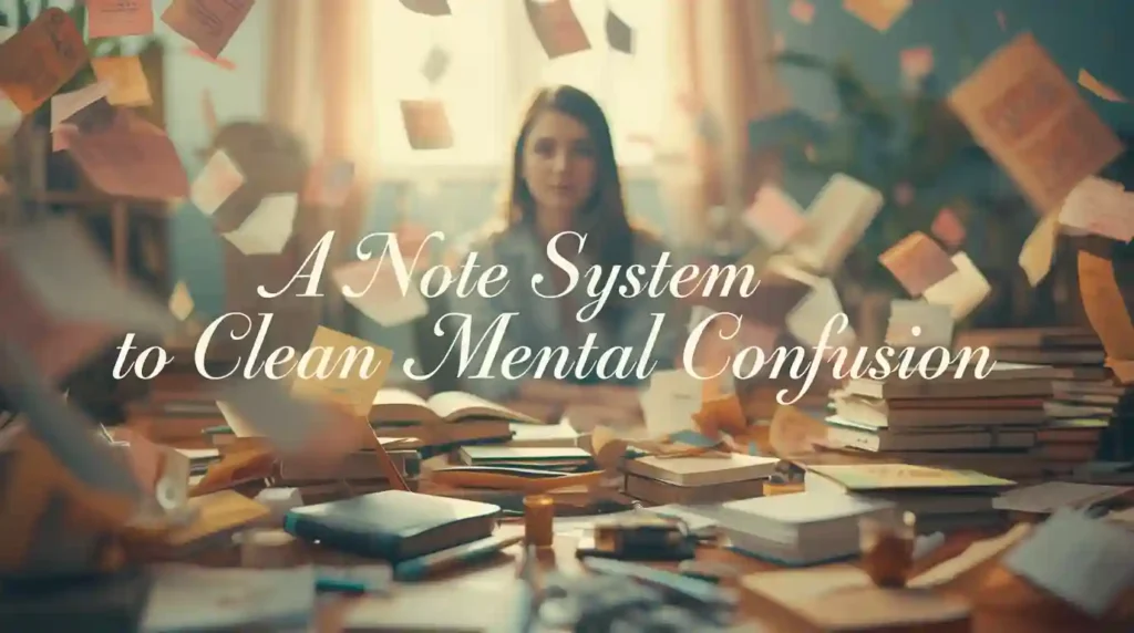 A Note System to Clean Mental Confusion