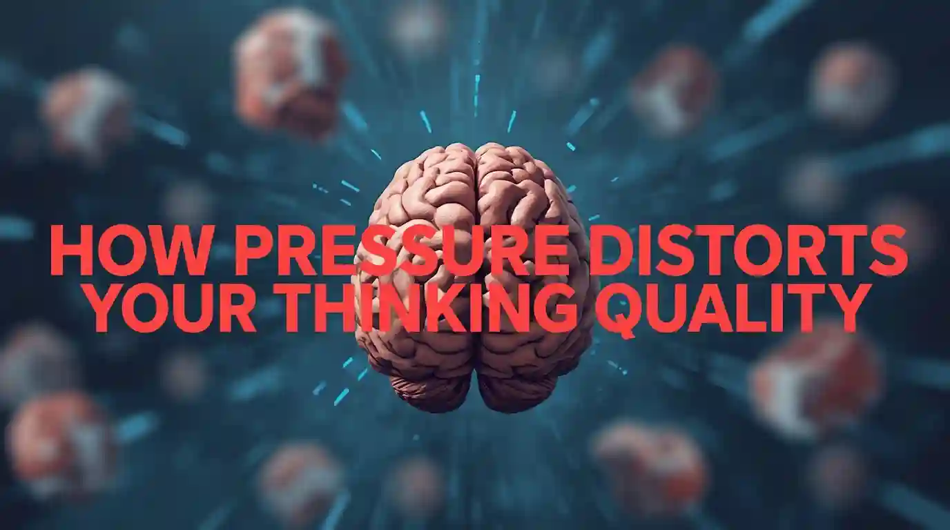 How Pressure Distorts Your Thinking Quality