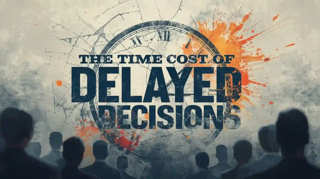 The Time Cost of Delayed Decisions