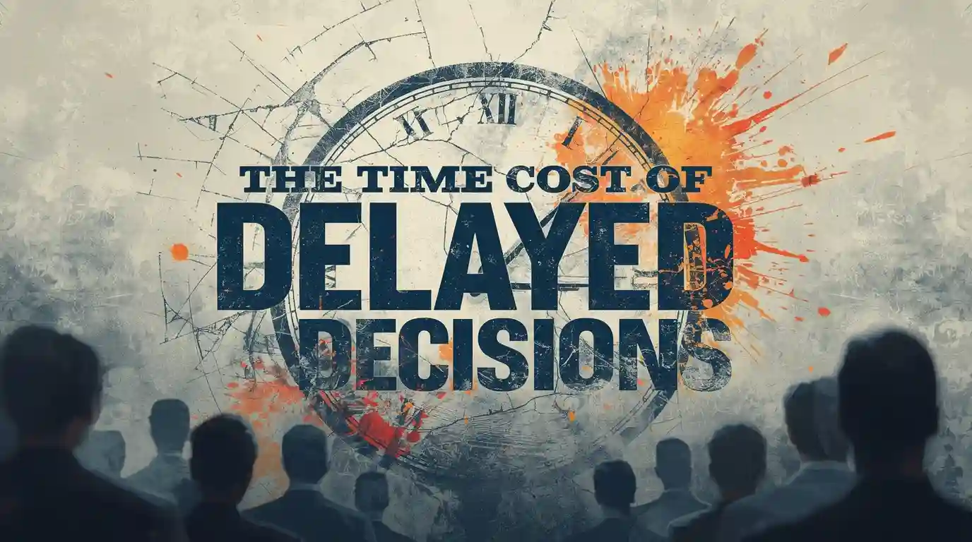 The Time Cost of Delayed Decisions