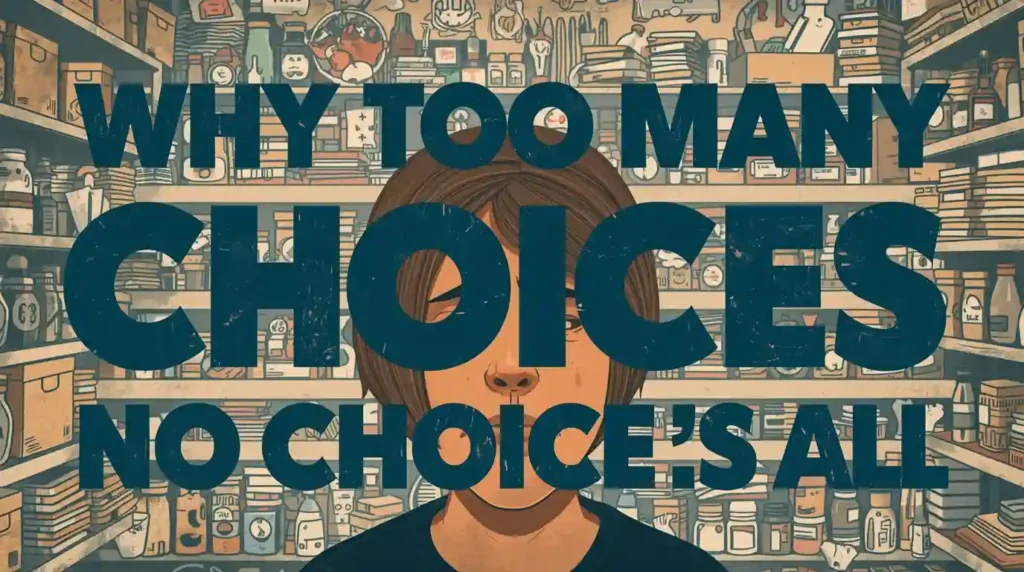 Why Too Many Choices Lead to No Choice at All