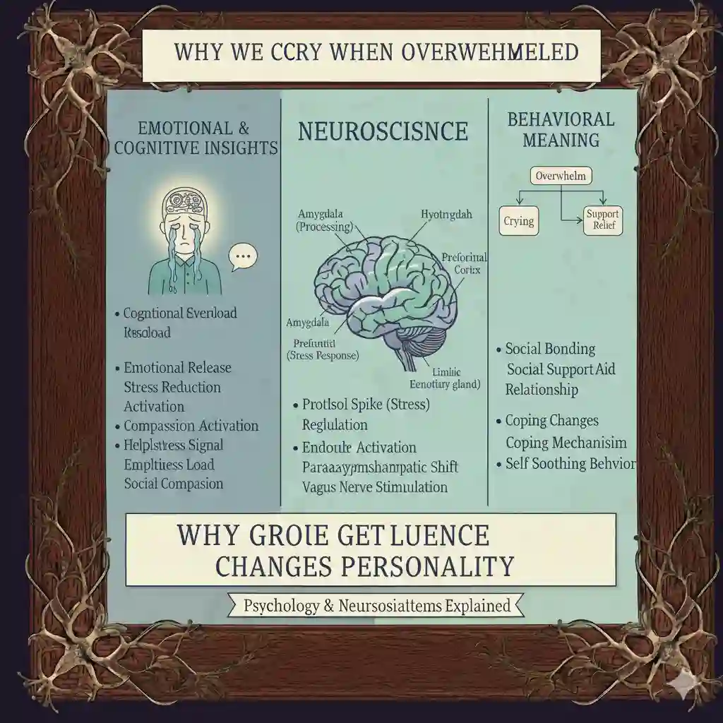Why We Cry When Overwhelmed – Emotional & Cognitive Insights | Neuroscience | Behavioral Meaning