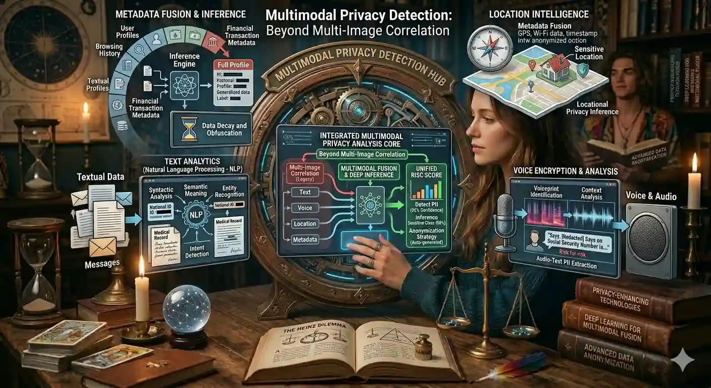 Multimodal Privacy Detection: Beyond Multi-Image Correlation