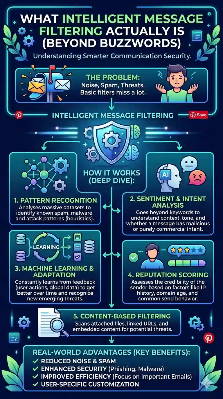 What Intelligent Message Filtering Actually Is (Beyond Buzzwords)