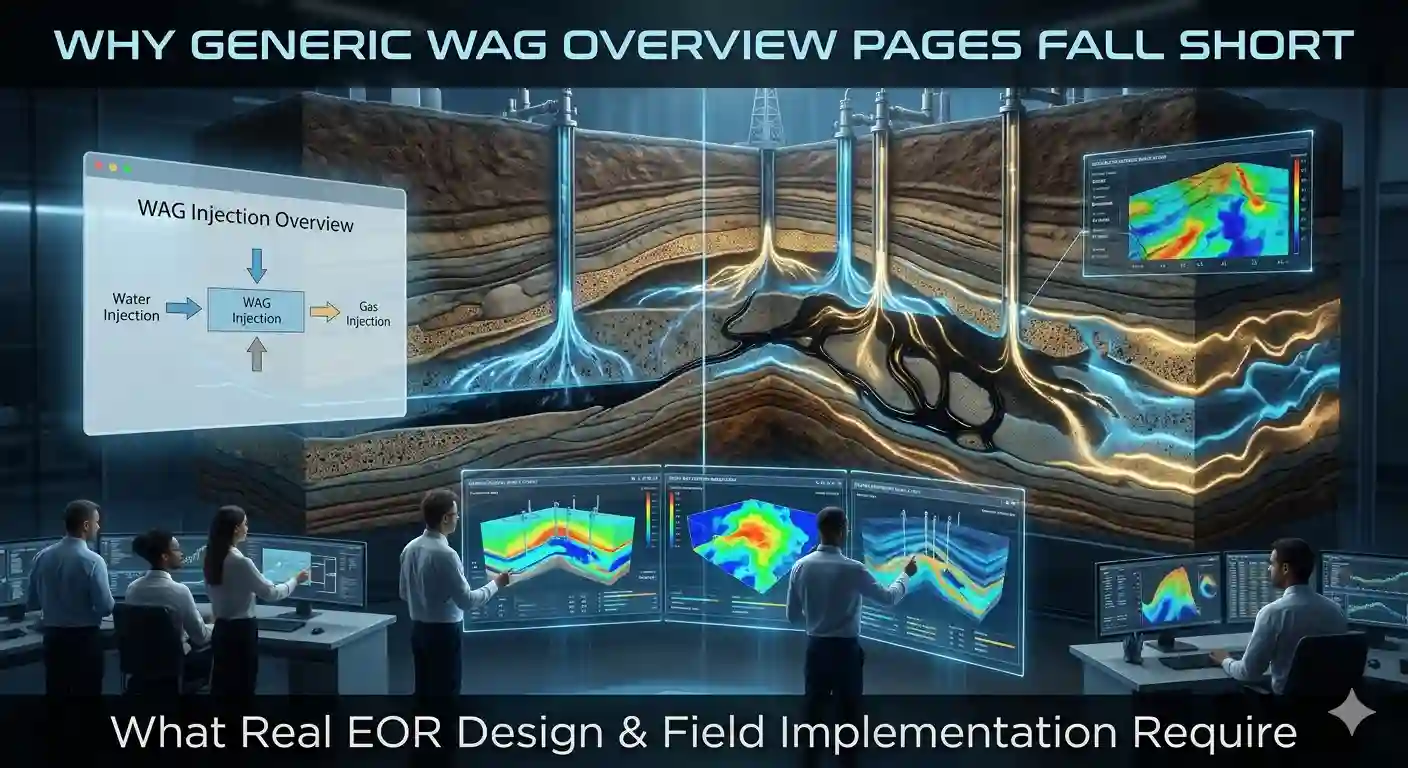 Why Generic "Water-Alternating-Gas Injection" Overview Pages Often Miss What Robust EOR Design and Field Implementation Actually Require